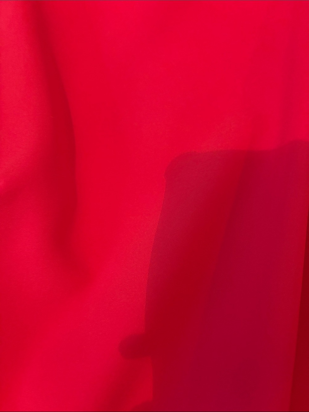 Zara Red Ruffle-Hem Mini Dress - Picture 4 of 4
